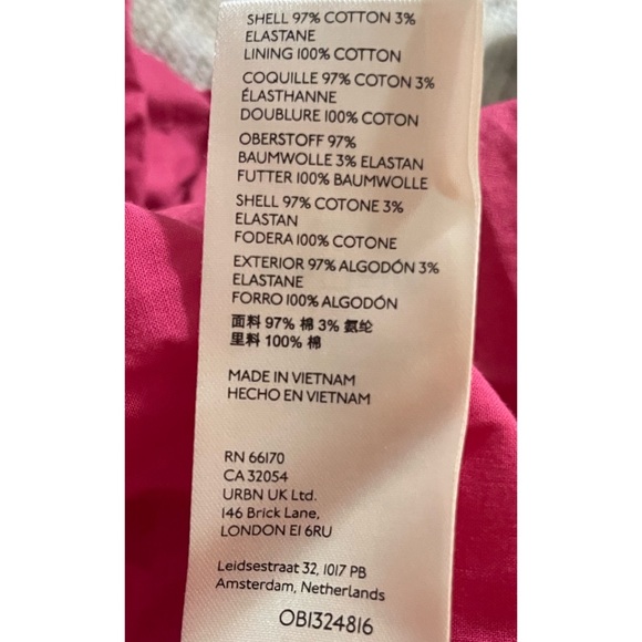 Anthropologie Maeve A-Line Mini Skirt Pink NWT SZ XL - Picture 6 of 13